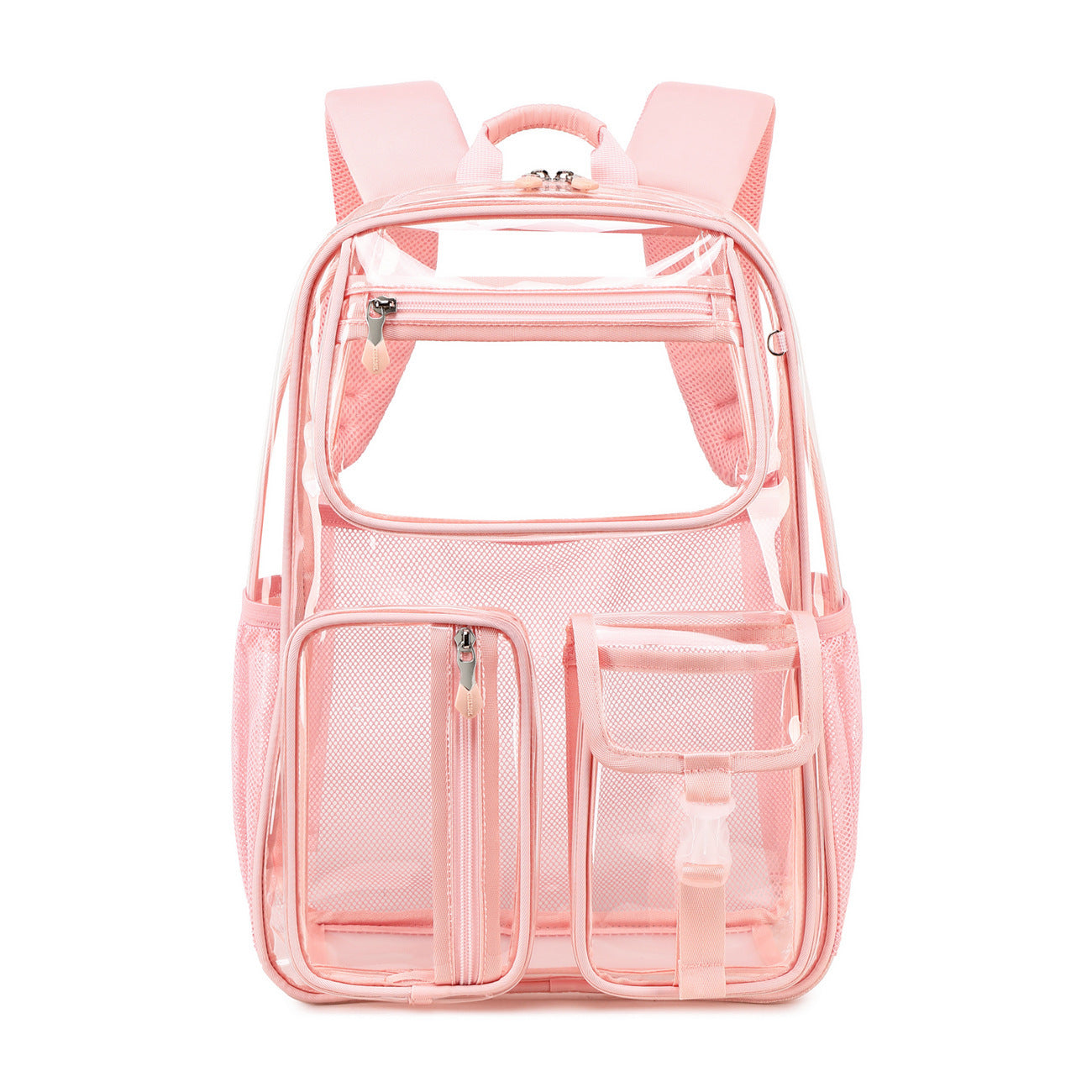 Transparent Jelly Backpack β Large Capacity Travel School Bag for Teen Girls