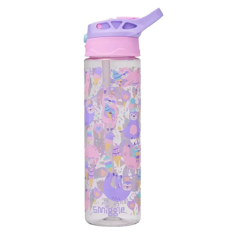 Sleepy Sloth Cartoon Backpack Set β Smiggle-Style Large School Bag with Lunch Bag, Pencil Case, Water Bottle & More for Kids