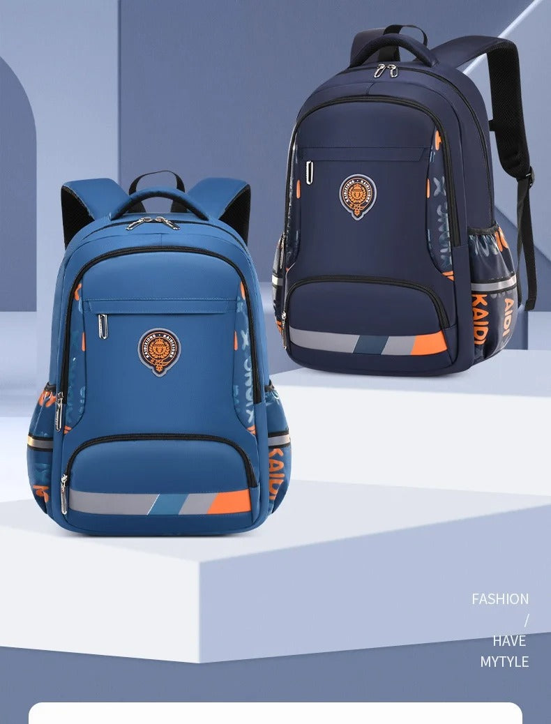 Orthopedic Multi-Pocket School Backpack for Boys β Durable Primary & High School Kids Schoolbag