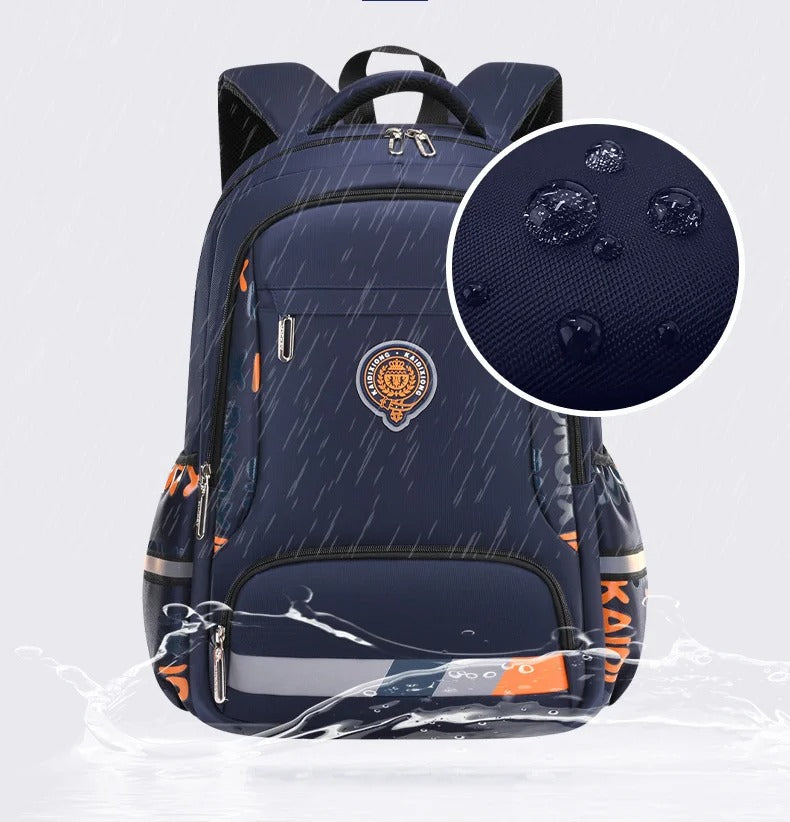 Orthopedic Multi-Pocket School Backpack for Boys β Durable Primary & High School Kids Schoolbag