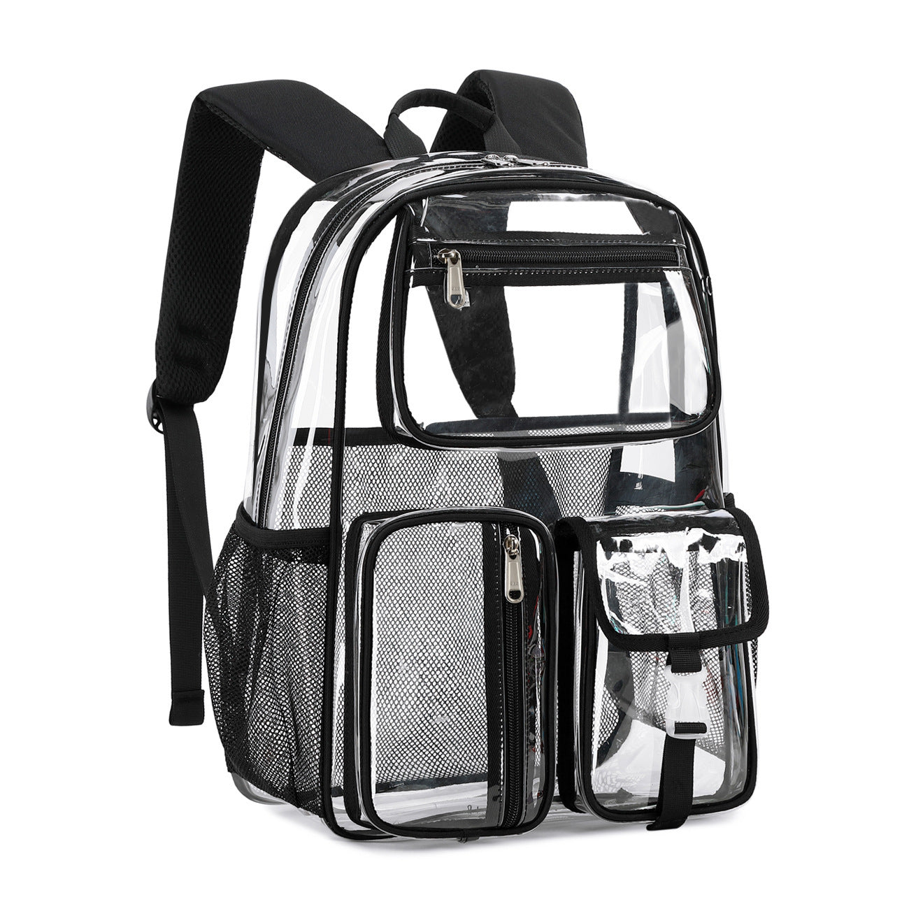 Transparent Jelly Backpack β Large Capacity Travel School Bag for Teen Girls