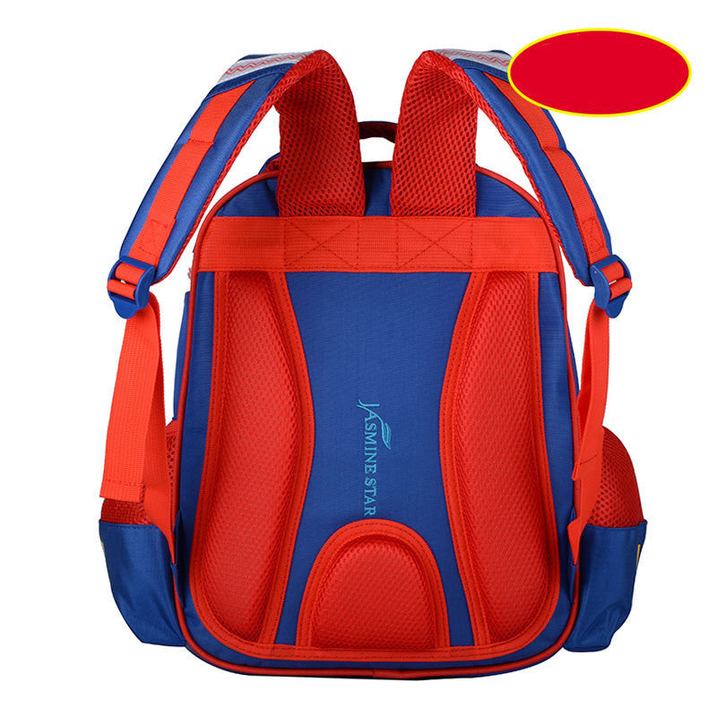 3-Piece Cartoon Trolley Backpack Set for Primary School Kids – Waterproof Rolling School Bag with Lunch Bag & Pencil Case