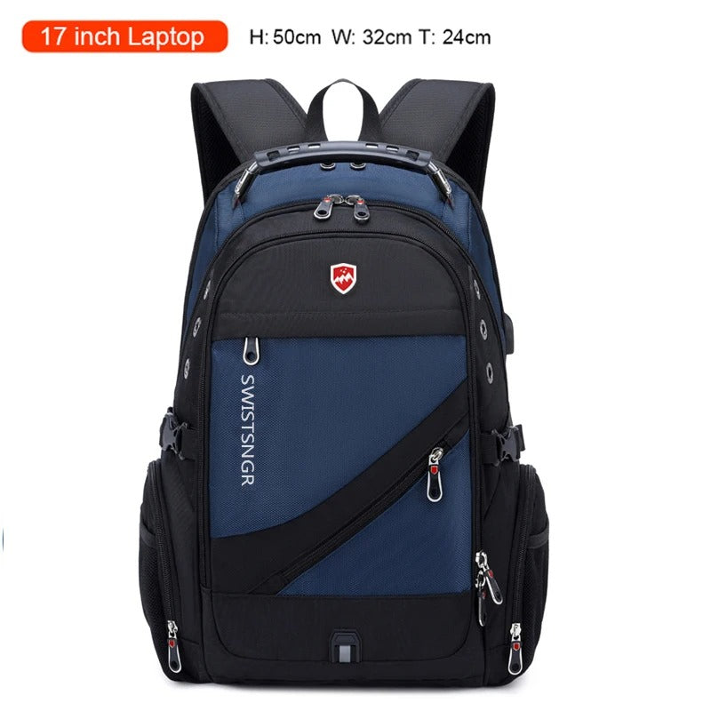 Laptop Backpack for Men & Women β Oxford Anti-Theft Travel Rucksack with USB, Large Capacity Bag