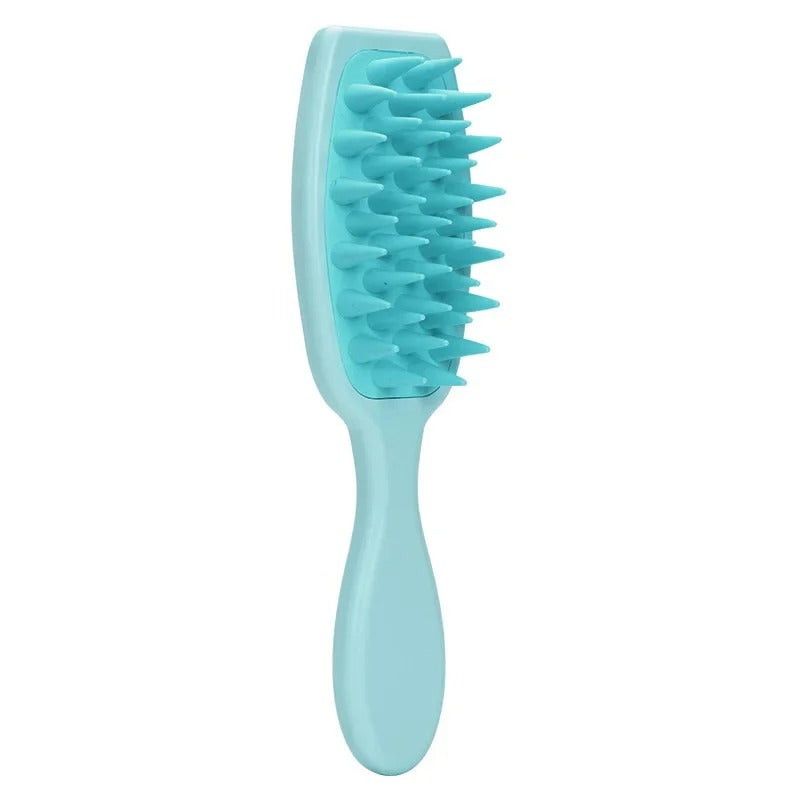 Silicone Scalp & Body Brush – Long Handle Shampoo Massager Comb