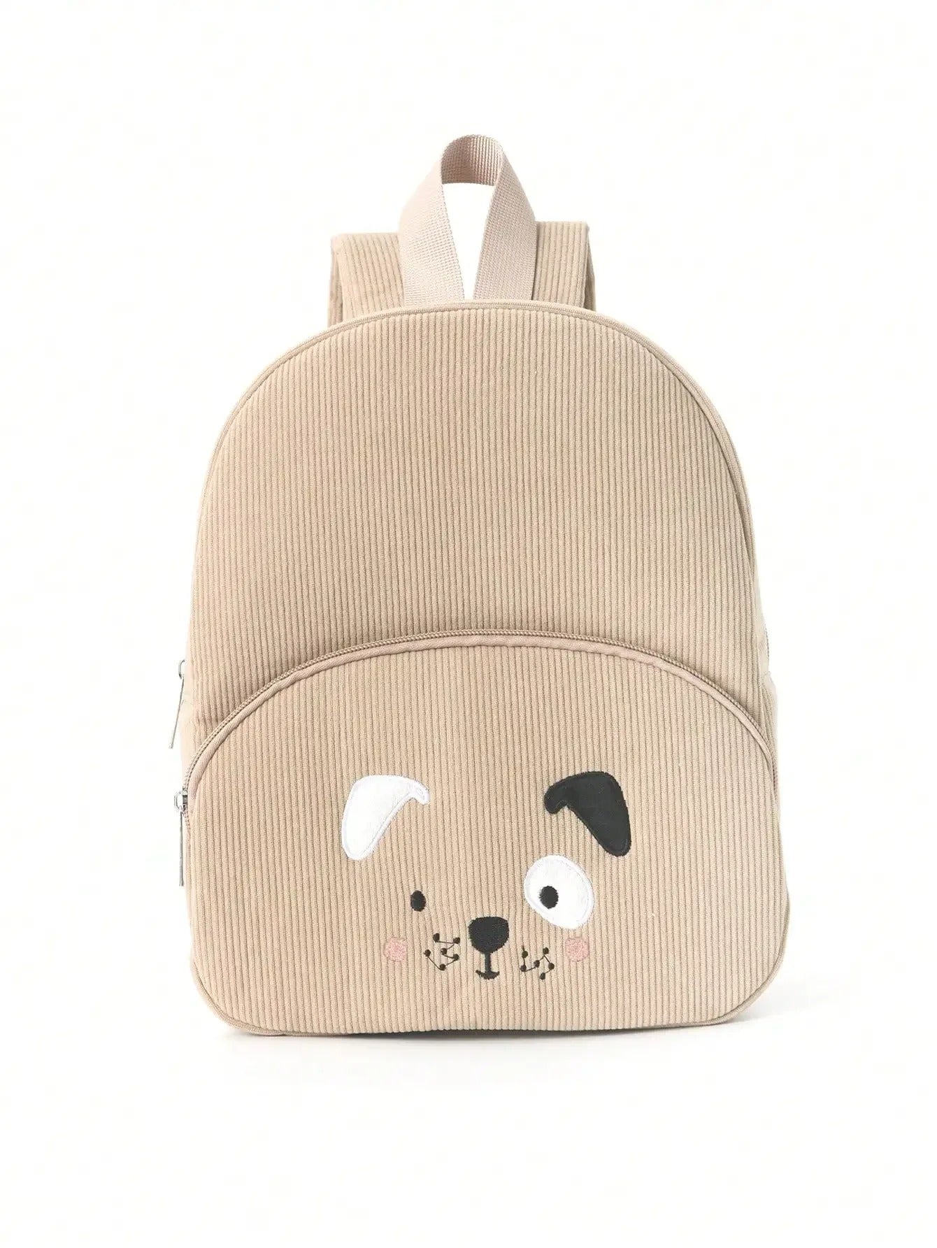 Cute Cartoon Bear Corduroy Kids Backpack – School Bag for kindergarten and elementary school Boys & Girls