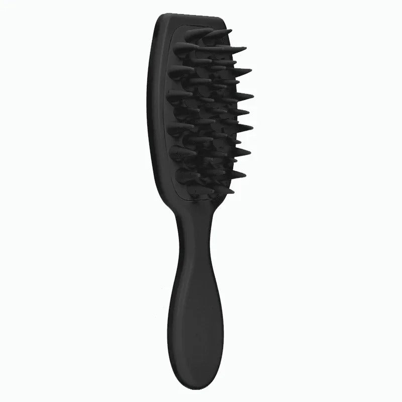 Silicone Scalp & Body Brush – Long Handle Shampoo Massager Comb