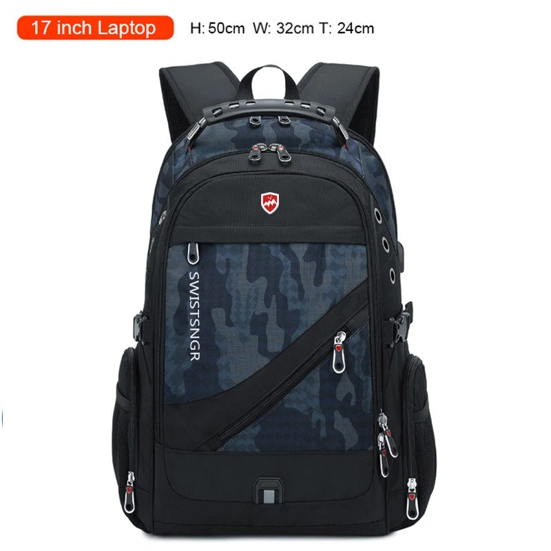 Laptop Backpack for Men & Women β Oxford Anti-Theft Travel Rucksack with USB, Large Capacity Bag