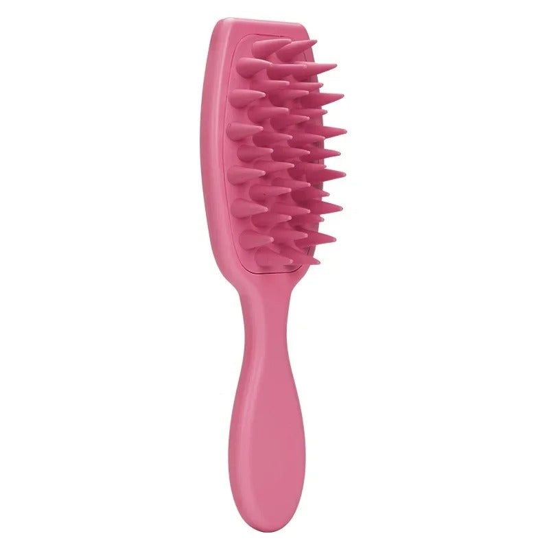 Silicone Scalp & Body Brush – Long Handle Shampoo Massager Comb