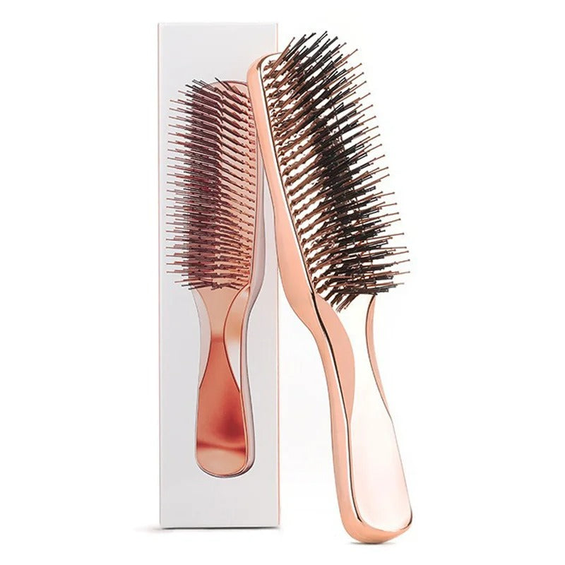 Electroplated Scalp Massage Shampoo Brush – Japanese Wet Detangling Massager