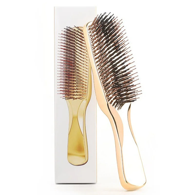 Electroplated Scalp Massage Shampoo Brush – Japanese Wet Detangling Massager