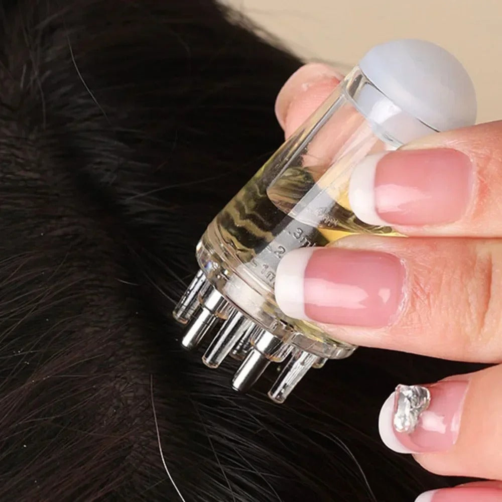 Liquid Scalp Oil Applicator Comb – Hair Growth & Oil Massage Tool