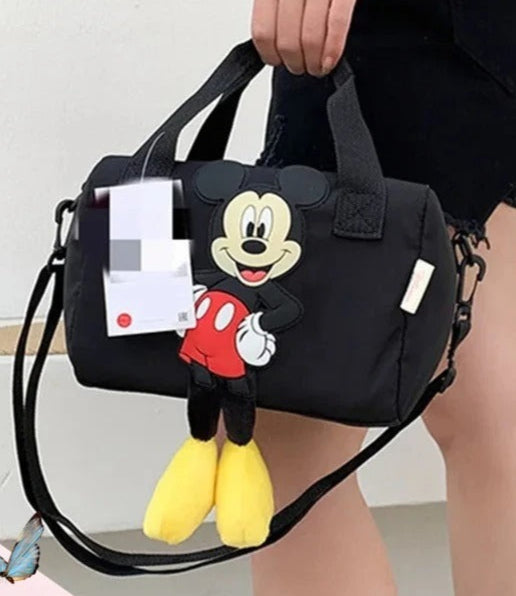 Mini Shoulder Travel Bag for Teen Girls β Mickey Mouse Crossbody Handbag, Gym bag