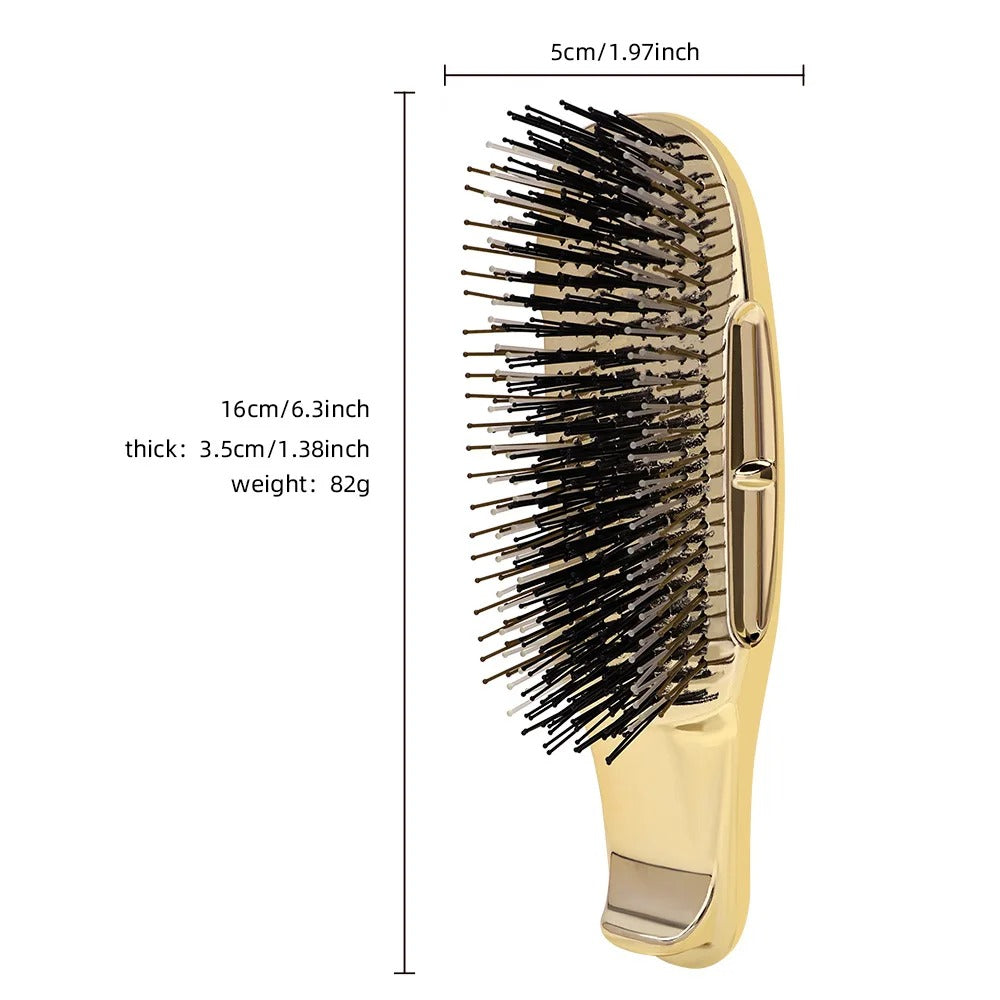 Electroplated Scalp Massage Shampoo Brush – Japanese Wet Detangling Massager