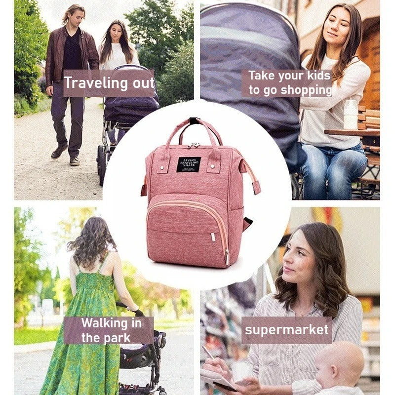 Waterproof Nappy Backpack Diaper Bag