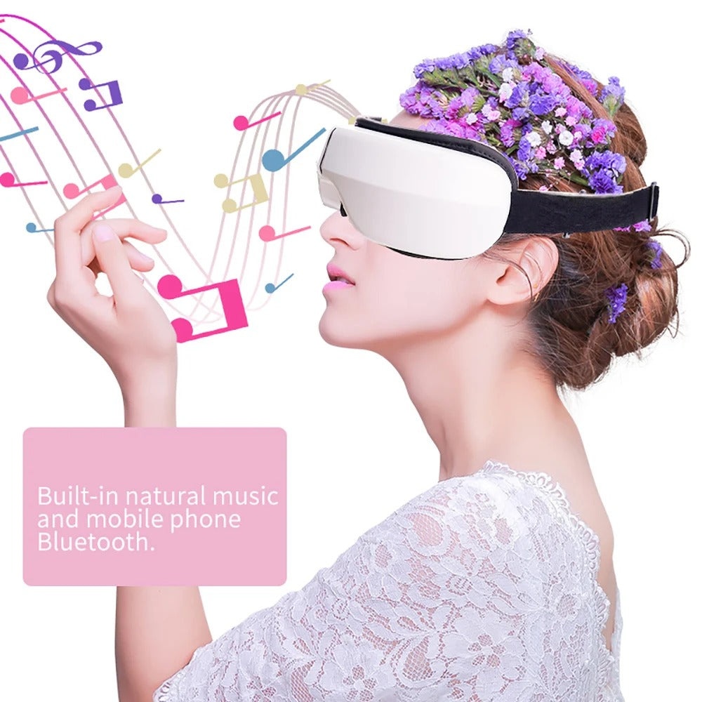 Smart Eye Massager with Heat, Vibration & Air Compression