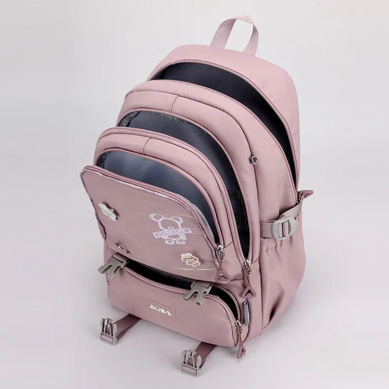 Girls Waterproof School Backpack β Large Oxford School Bag for Kids, Laptop Book Bag for High School & Travel