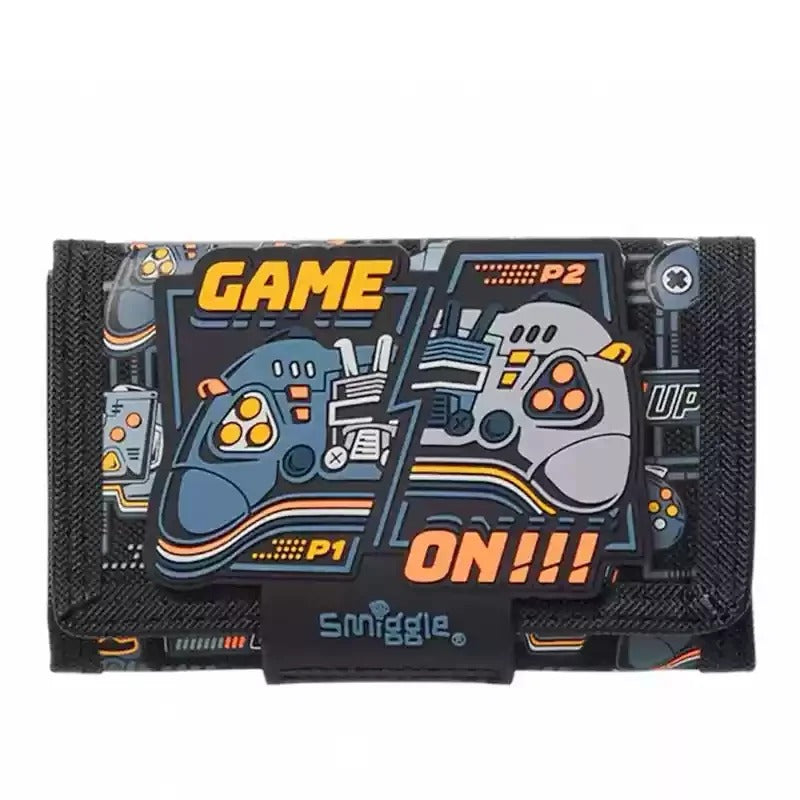 Smiggle Boys Video Game Backpack Set โ Large School Bag with Lunch Bag, Pencil Case, Wallet & Water Bottle for Primary Students