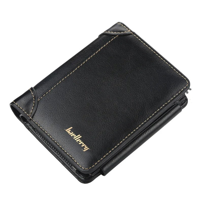 Personalized Name Men High Quality Zipper Wallets