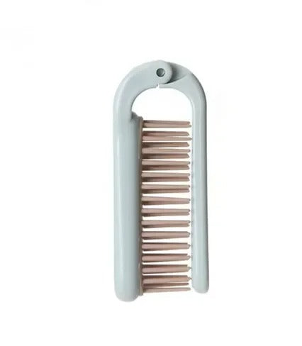 Mini Folding Hair Comb – Portable Anti-Static Massage Brush