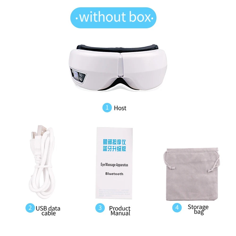 Smart Eye Massager with Heat, Vibration & Air Compression