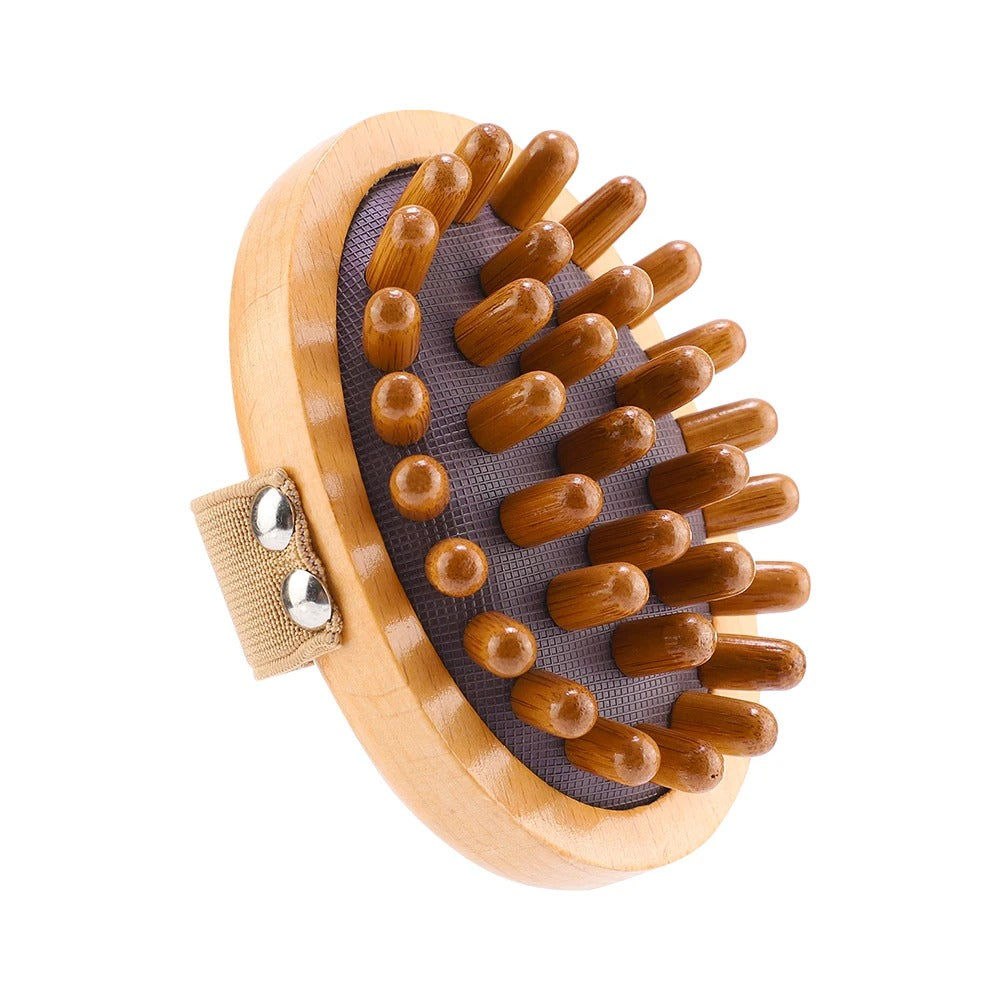 Wooden Massage Brush – Anti-Cellulite & Scalp Meridian Comb