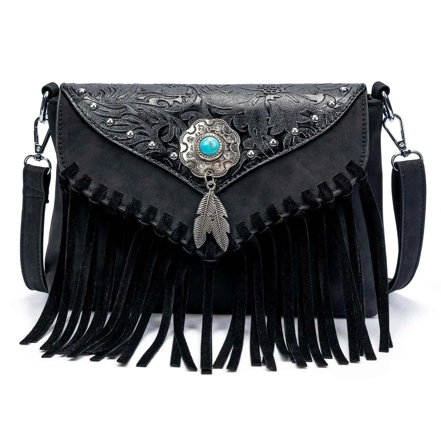 Fringe Leather Luxury Clutch