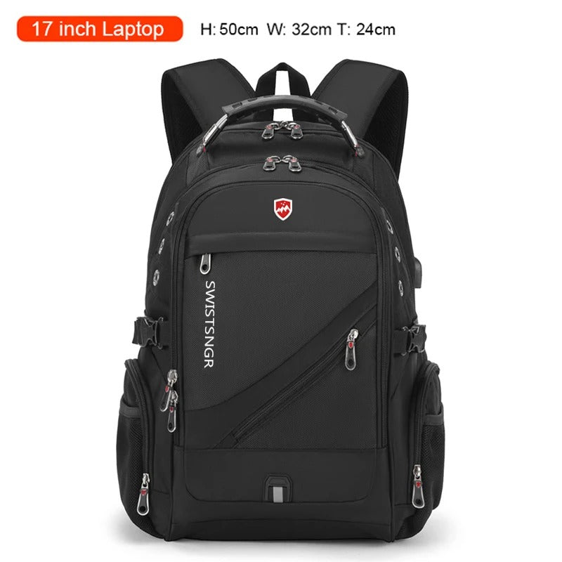 Laptop Backpack for Men & Women β Oxford Anti-Theft Travel Rucksack with USB, Large Capacity Bag