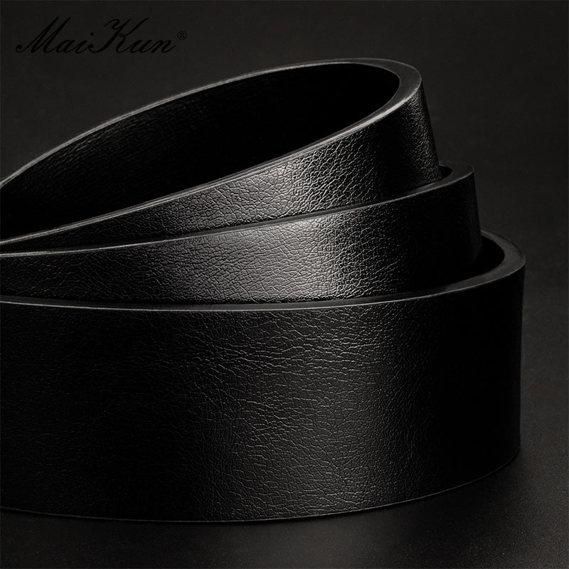 Ceinture large en cuir