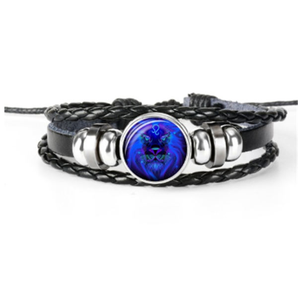 Unisex Zodiac Constellation Braided Design Bracelet.