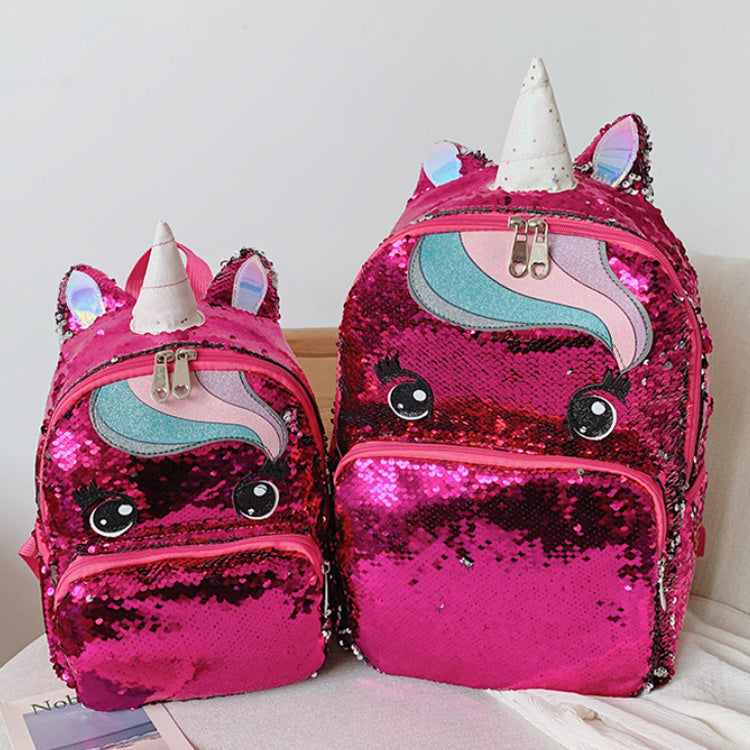 Unicorn Sequin Backpack for Girls – Stylish Glitter School Bag with Soft Straps, Available in 2 Sizes & 8 Colors