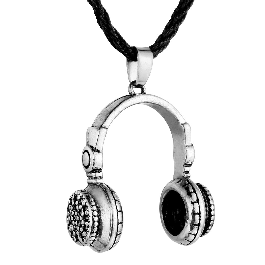 Unisex Slavic Punk Earphone Necklace