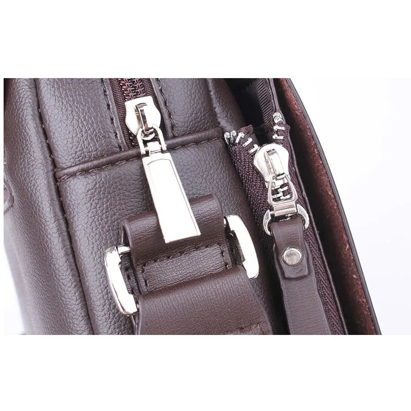 Sac à bandoulière en cuir PU pour hommes 