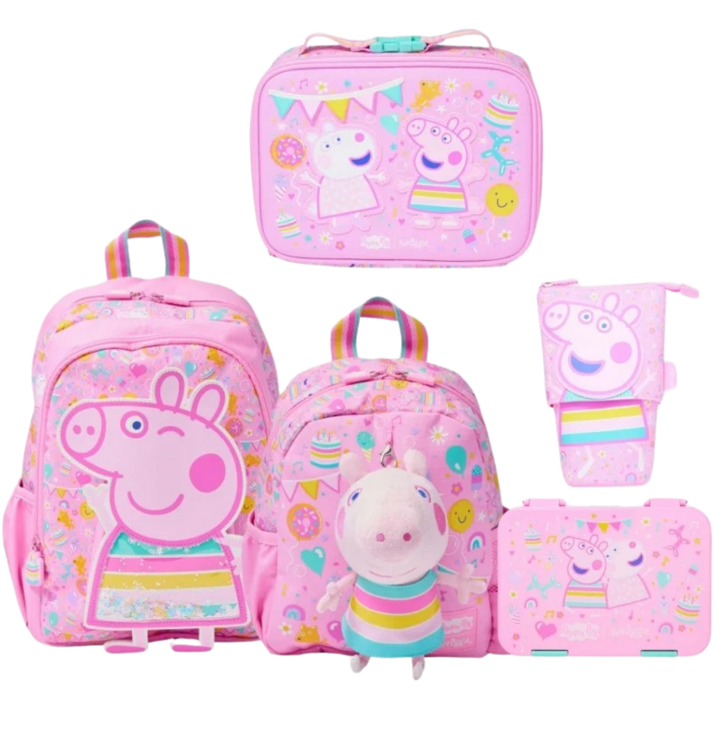 Peppa Pig School Backpack Set for Kids Student-Smiggle Style
