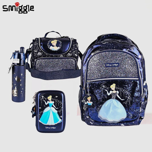 Cinderella School Set – Smiggle Disney Princess Backpack and Accessories Student Gift Pack