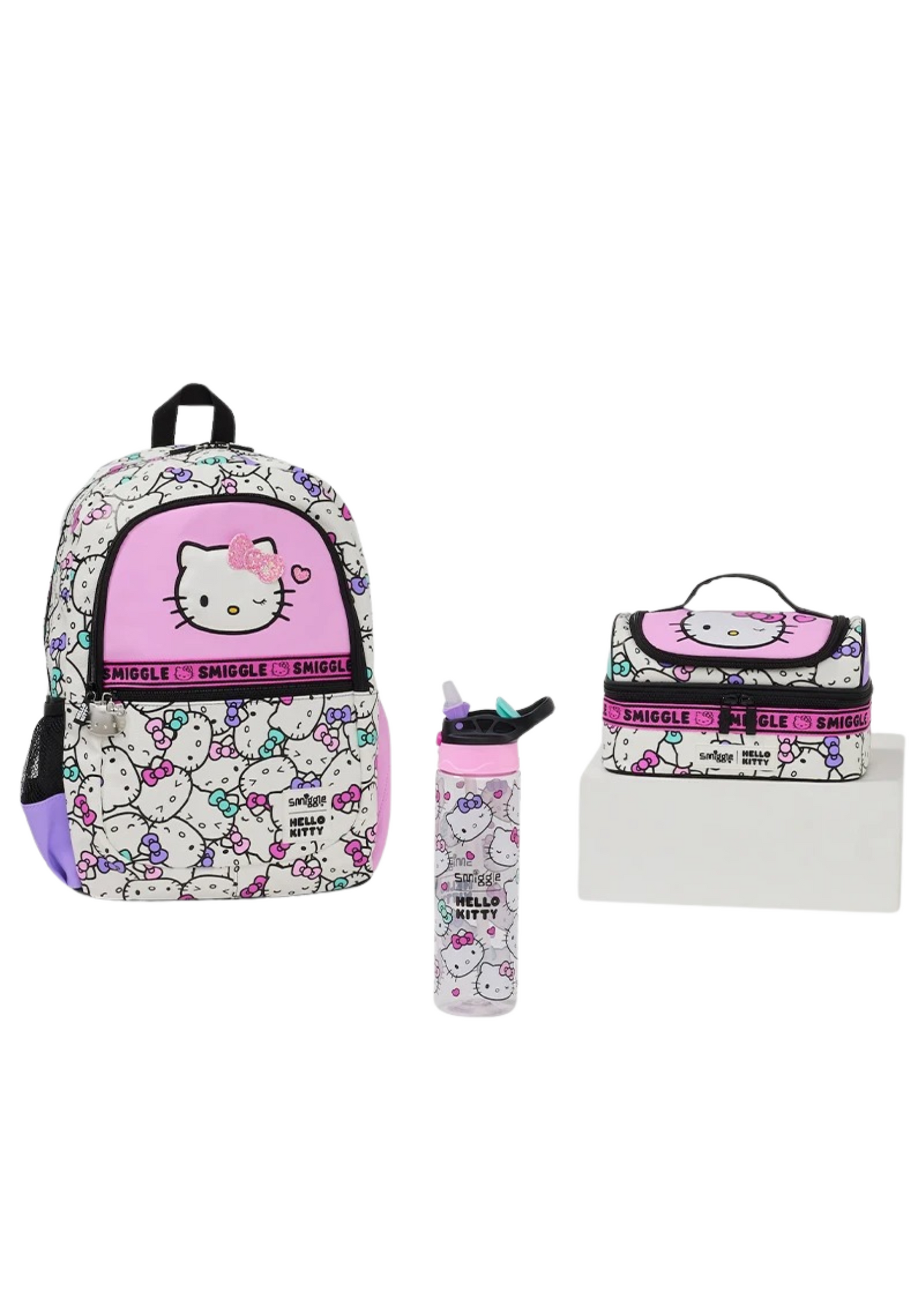 Hello Kitty Kids Backpack – Smiggle Cute Cartoon School Bag for Girls