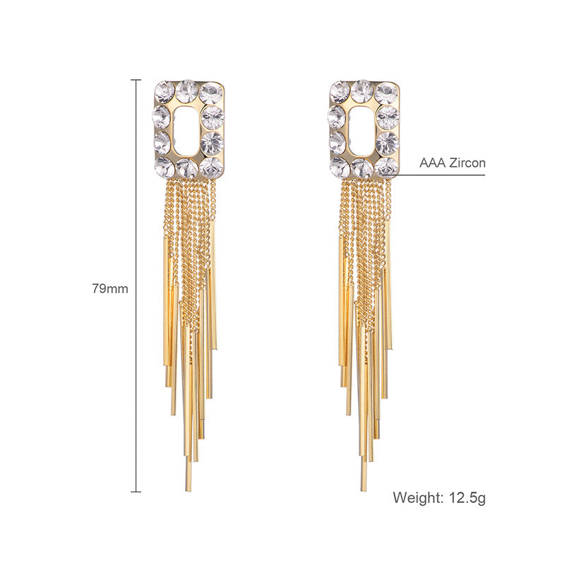 Zircon Trendy Drop Earring