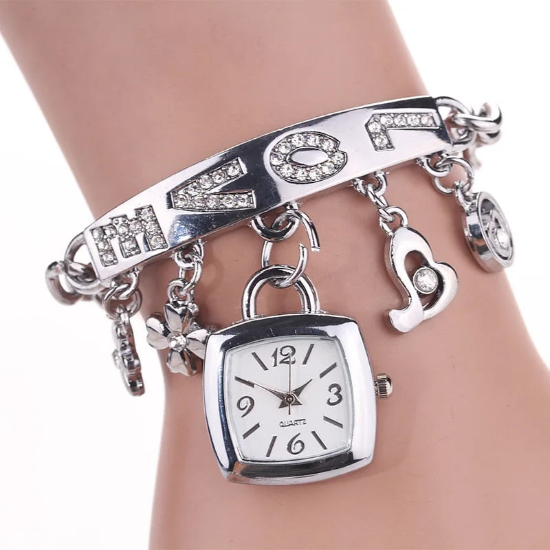 Chain Bracelet with watch