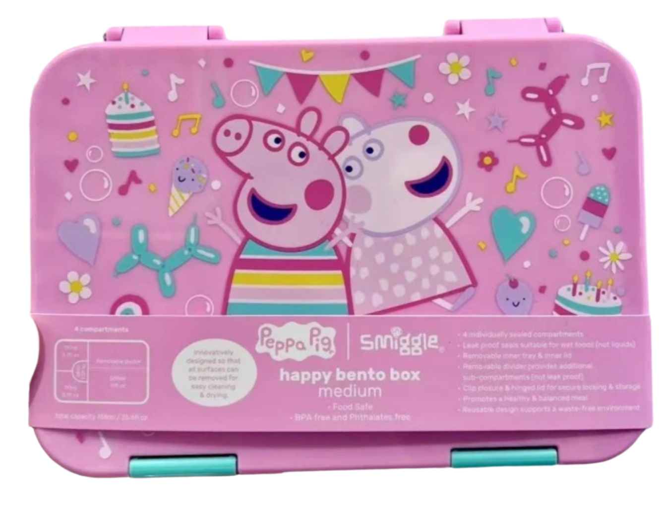 Peppa Pig School Backpack Set for Kids Student-Smiggle Style