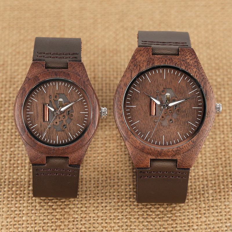 Couple Wooden Casual Quartz Watch