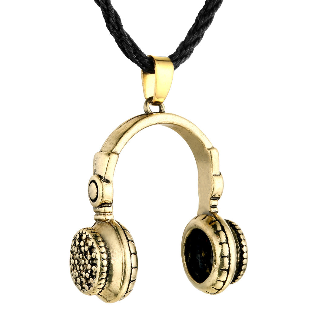 Unisex Slavic Punk Earphone Necklace