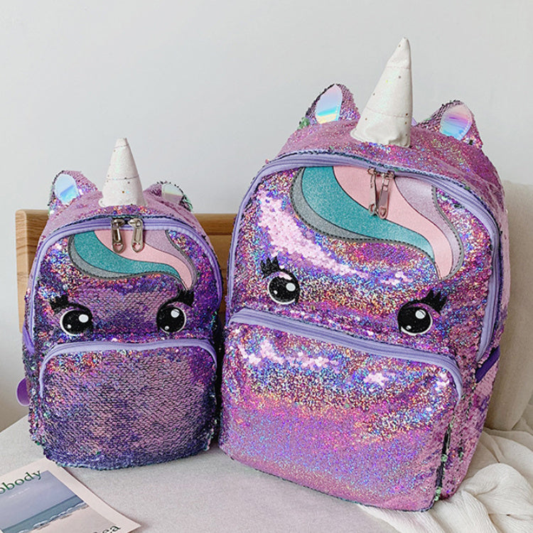 Unicorn Sequin Backpack for Girls – Stylish Glitter School Bag with Soft Straps, Available in 2 Sizes & 8 Colors