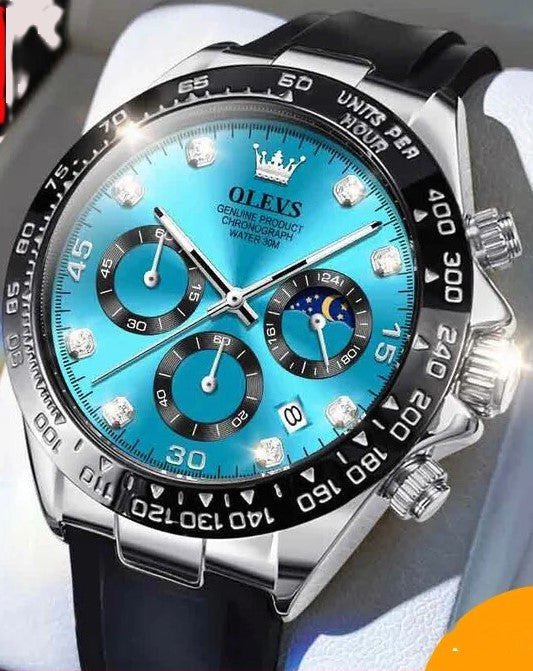 Quartz Men Sports Waterproof & Luminous Watch 2024