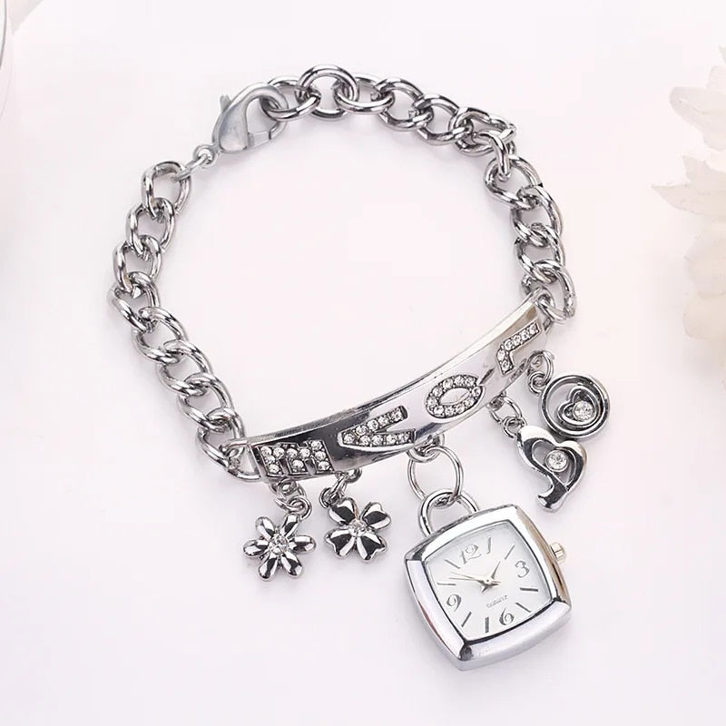 Chain Bracelet with watch