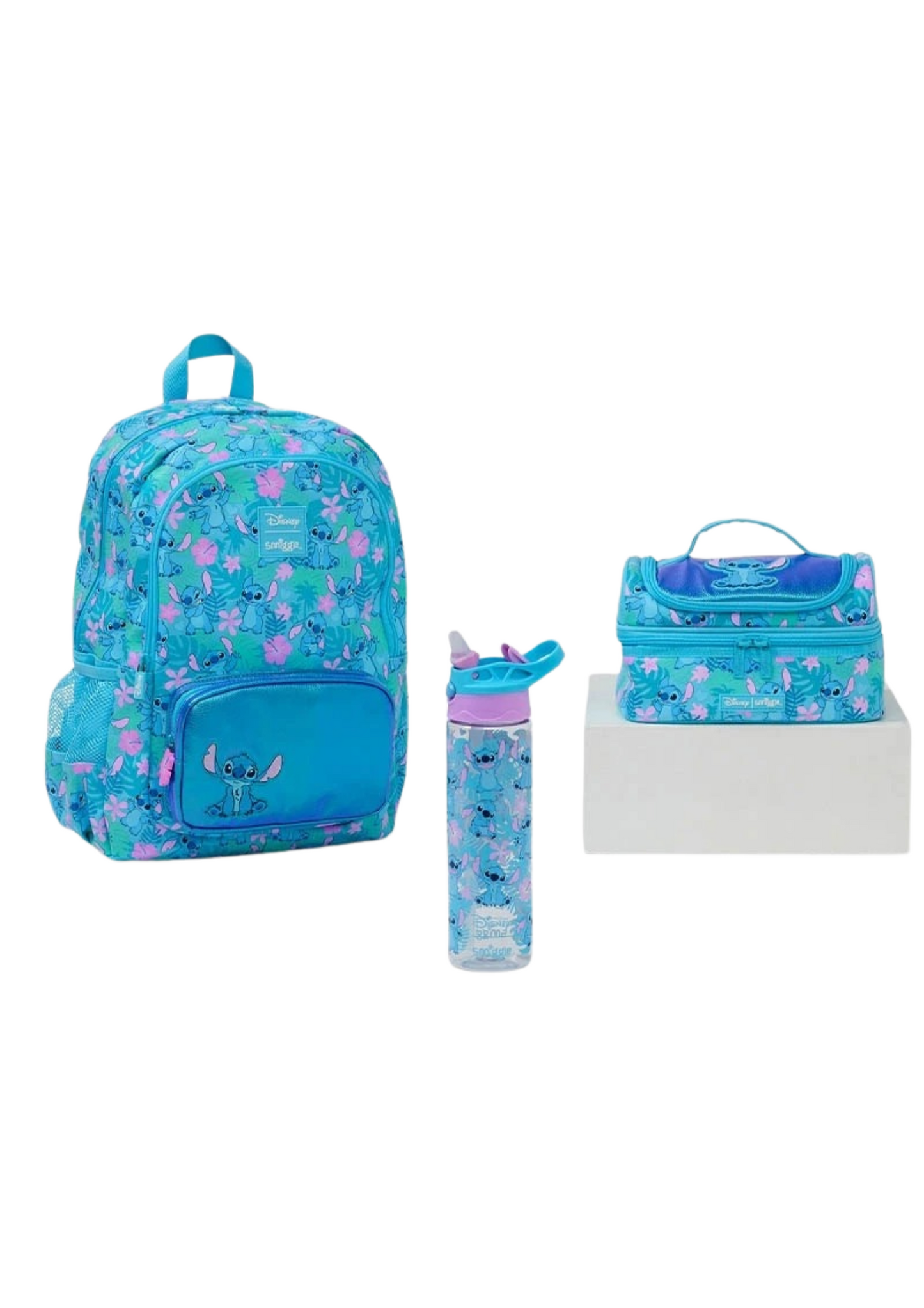 Stitch Backpack Set – Smiggle Disney Kids School Bag, Student Gift, Cartoon Anime Style