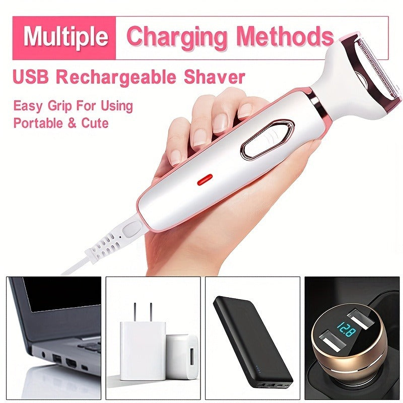 Electric Hair Removal Epilator, 4 in 1