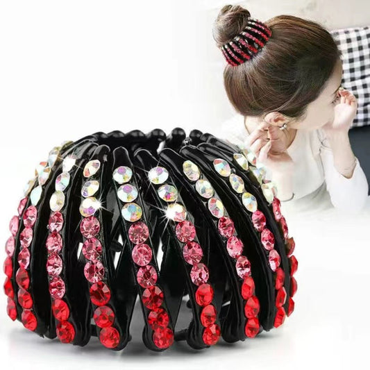 Creative Rhinestone Bird Nest Clips Headwear Hair Accessories