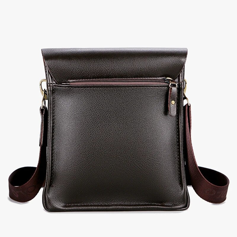 Soft Leather Polo Business Shoulder Bag