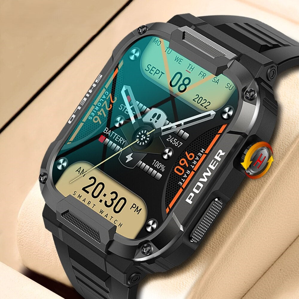 Military Style Multifunction Touch Smartwatch For Android IOS