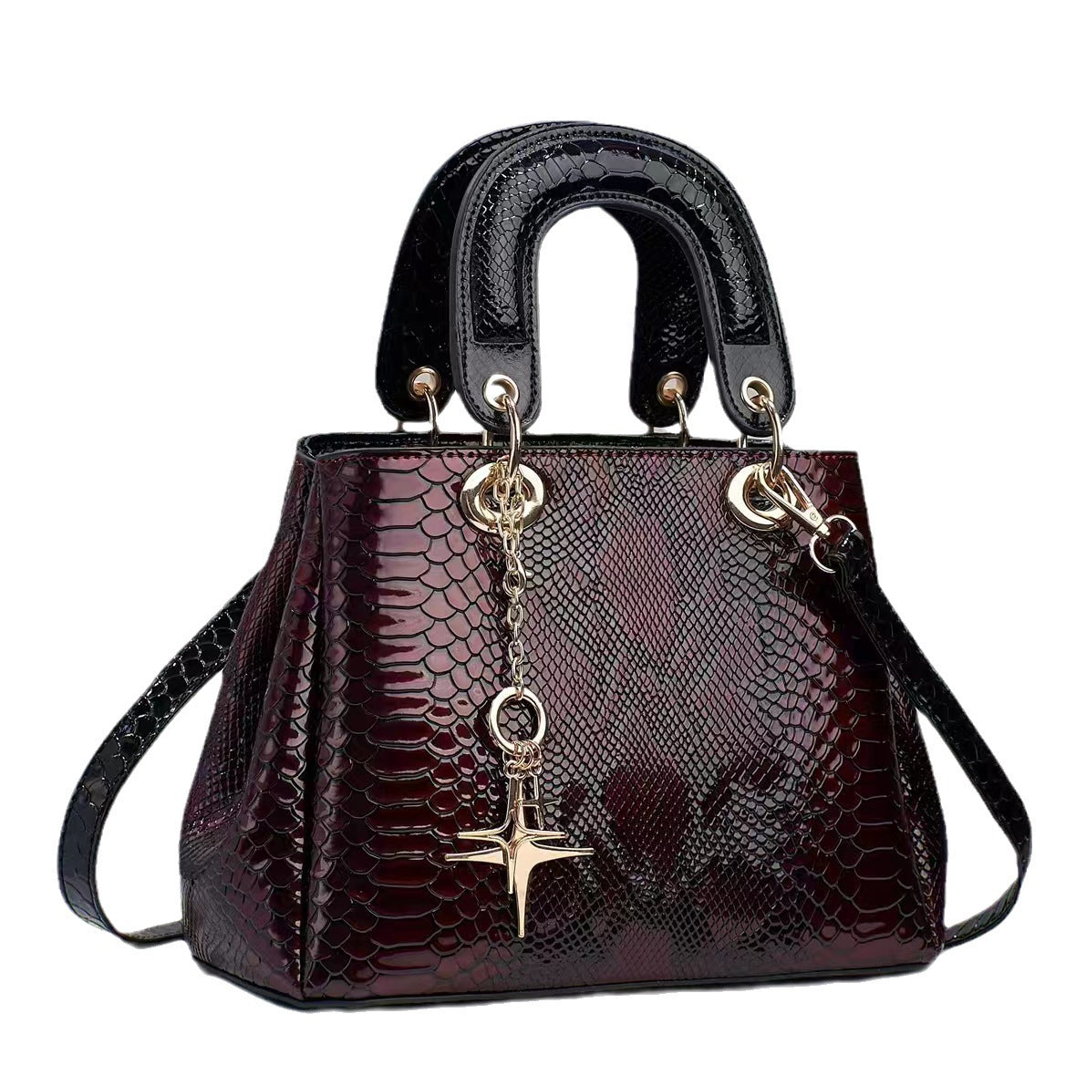 Crocodile Body All-Match Fashion Shoulder Bag