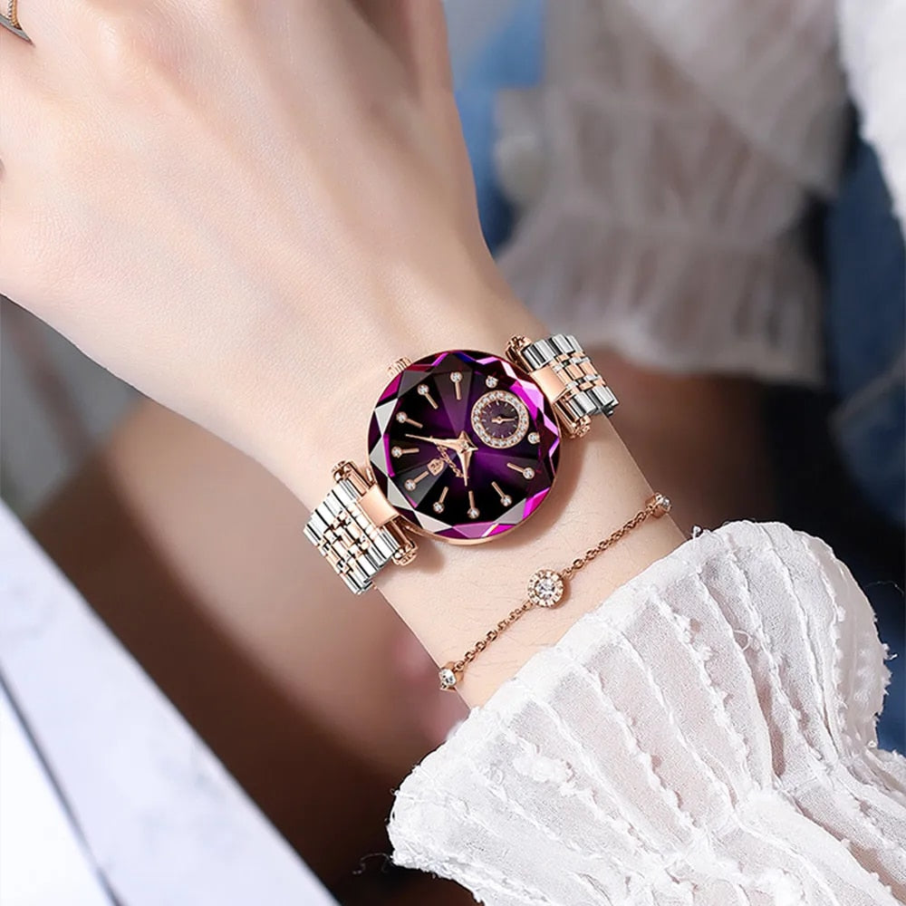 POEDAGAR Quartz Movement Luxury Woman Wristwatch